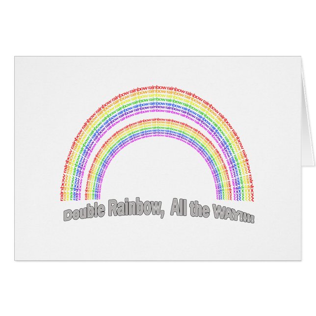 DOUBLE RAINBOW (Front Horizontal)