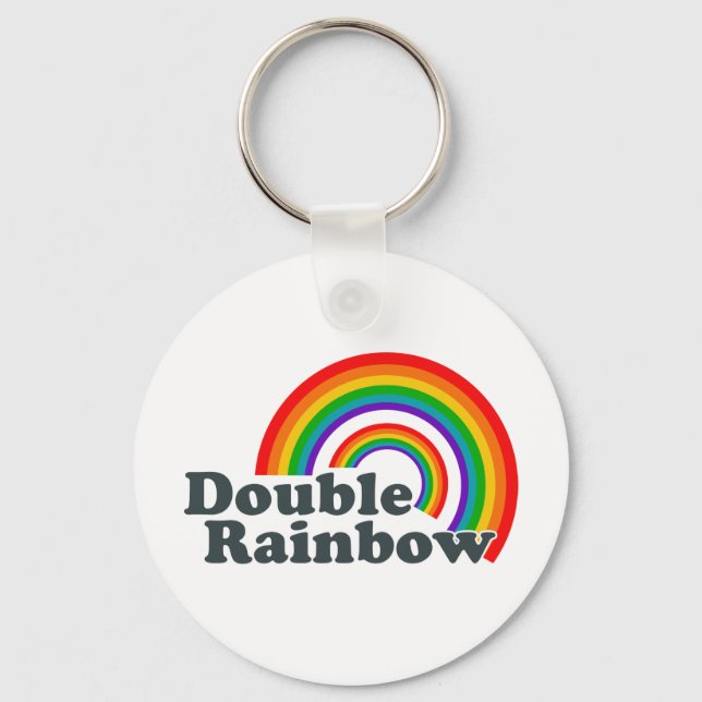 Double Rainbow (Accessories) Key Ring (Front)