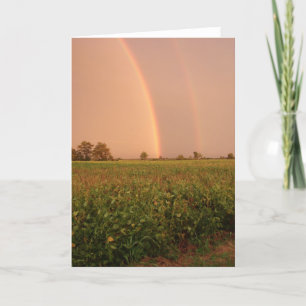 Double Rainbow Card