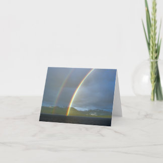 Double Rainbow Card
