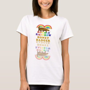 double rainbow honey badger T-Shirt