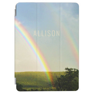 Double Rainbow Nature Photography Personalised iPad Air Cover