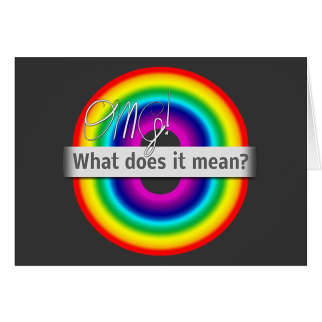 Double Rainbow: OMG! What does it mean? (Front Horizontal)