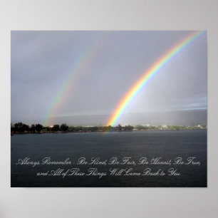 Double Rainbow Photographic Poster