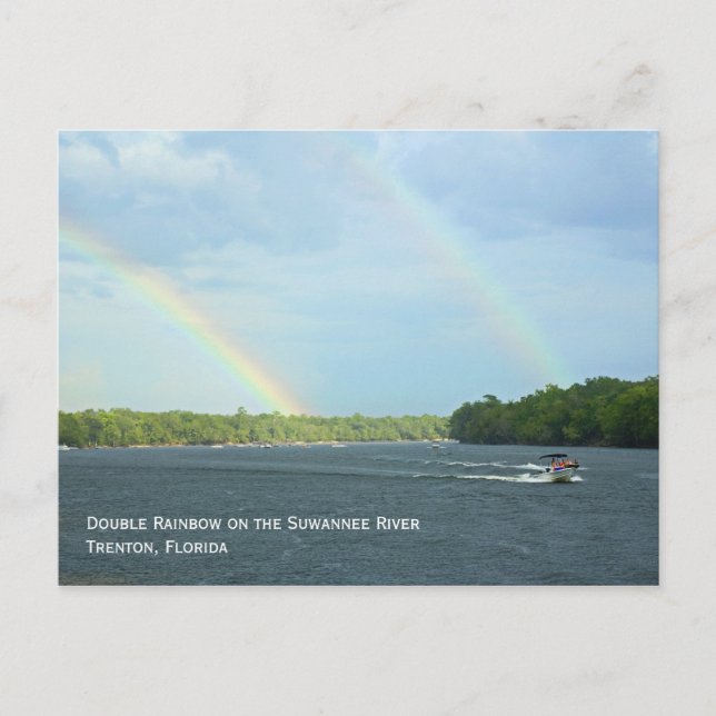 Double Rainbow Postcard (Front)