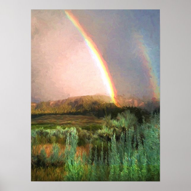 Double Rainbow Poster (Front)