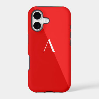 Double Red Monogram iPhone 5 Case