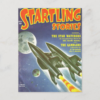 Double Rocket Postcard