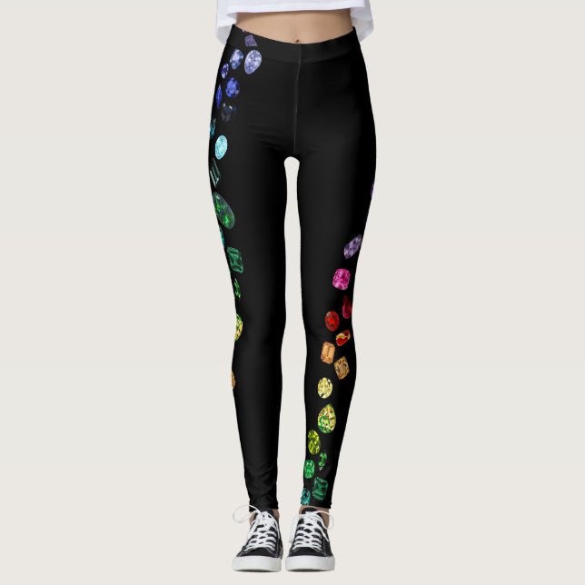 Double row Gemstone leggings (Front)