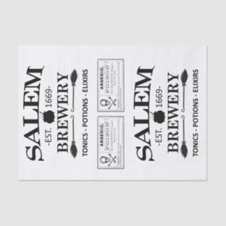 Double Salem Brewery Tissue Paper