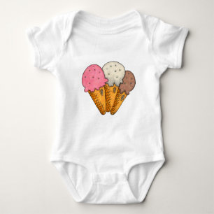 Double Scoop Baby Bodysuit