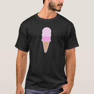Double Scoop Ice Cream Cone - Pinks T-Shirt