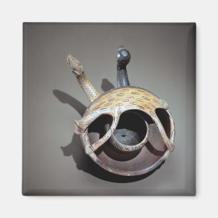 Double serpent bowl magnet