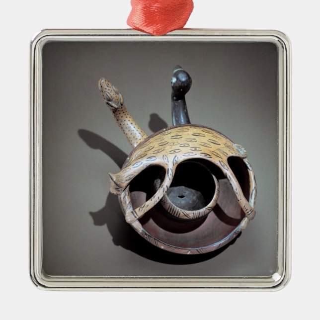 Double serpent bowl metal tree decoration (Front)