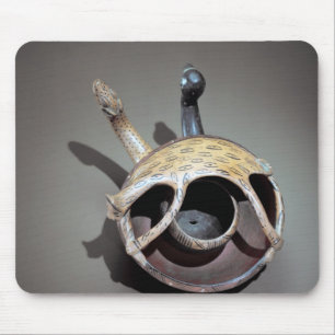 Double serpent bowl mouse pad