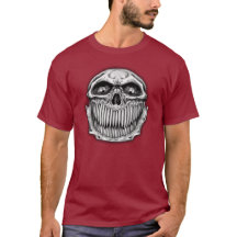 Double Side Happy and Sad Skull T-Shirt