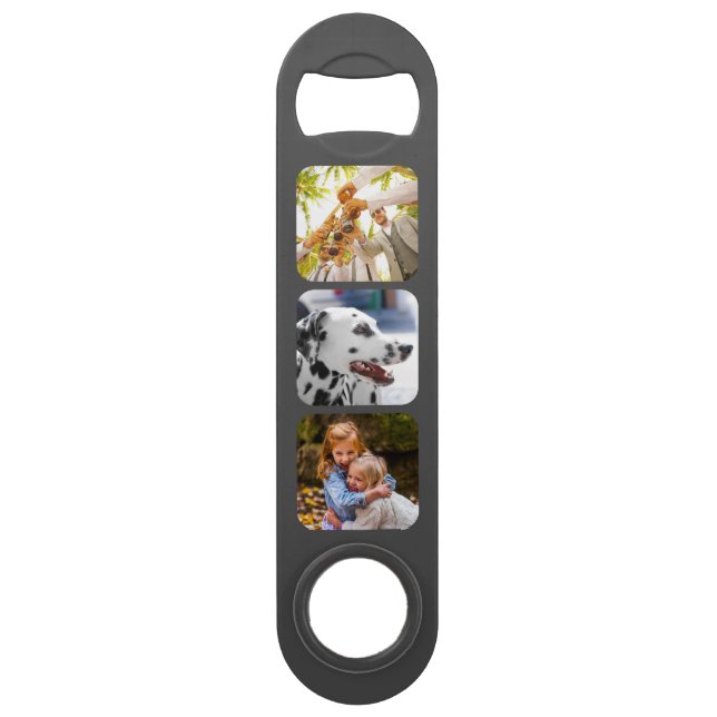 Double Sided 6 Photo Keychain Bottle Opener (Front)