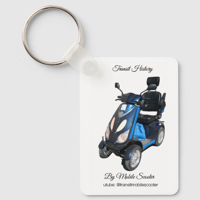 Double sided Aluminum Rectangle Keychain (Front)