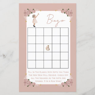 Double sided baby shower games Sugar and Spice