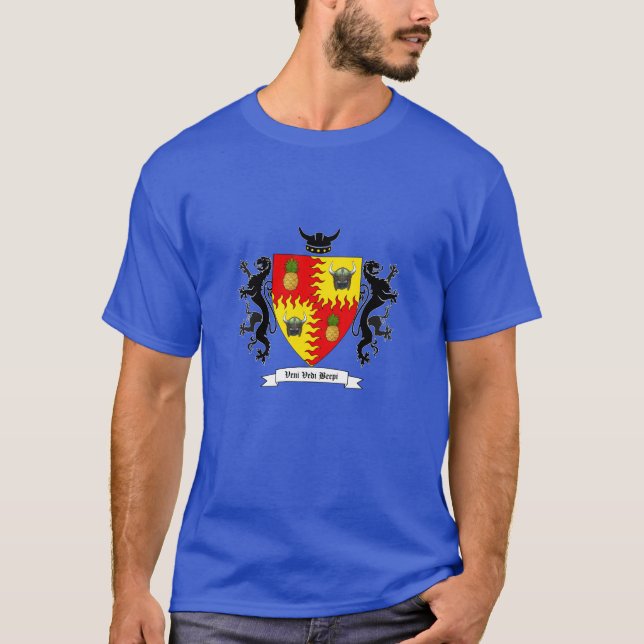 Double-sided Beep Heraldry Shirt, Veni Vedi Beepi T-Shirt (Front)
