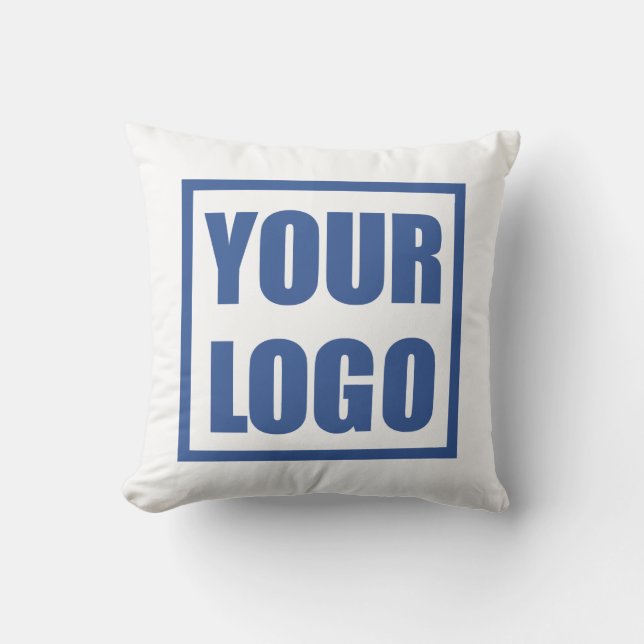 Double Sided Business Logo Cushion Pillow (Front)