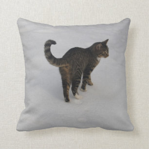 double sided cat pillow ... throw pillow