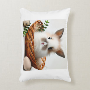 Double-Sided Cute Bunny Pillow