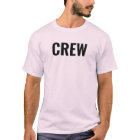 Double Sided Design Crew Staff Mens Pale Pink
