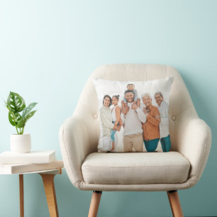Double Sided Family Photo Cushion