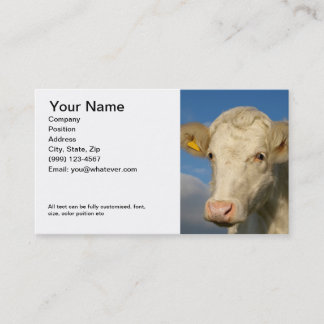 Double sided Farming Business Card
