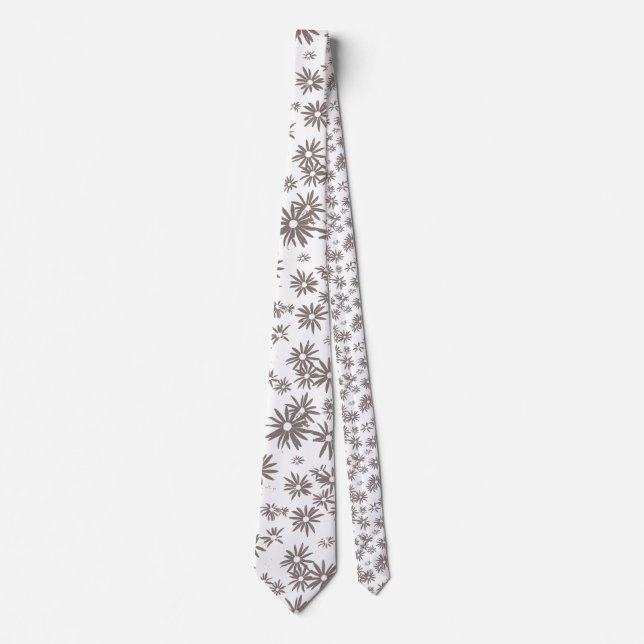 Double sided floral pattern tie (Front)