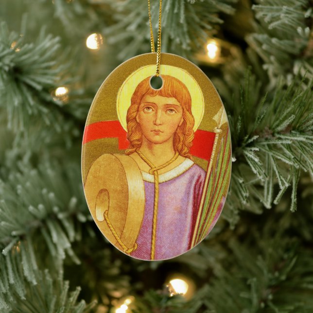 Double-sided Florian of Lorch (PM 03) Ceramic Ornament (Tree)