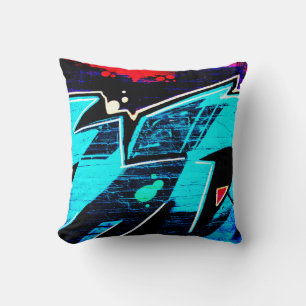 Double Sided Graffiti 1412 tpcn Cushion