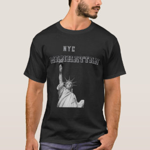 Double Sided Liberty Statue Nyc Manhattan Men's T- T-Shirt