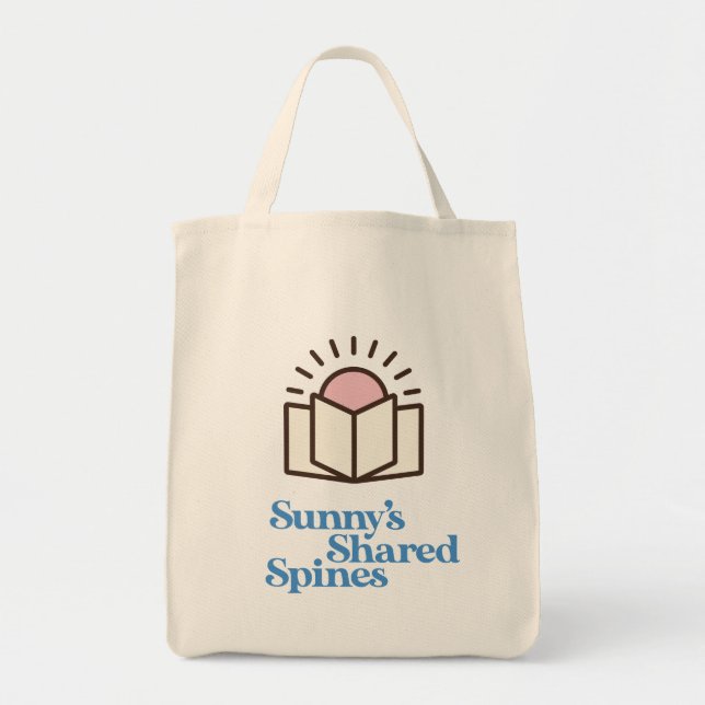 Double Sided Logo Grocery Tote (Front)