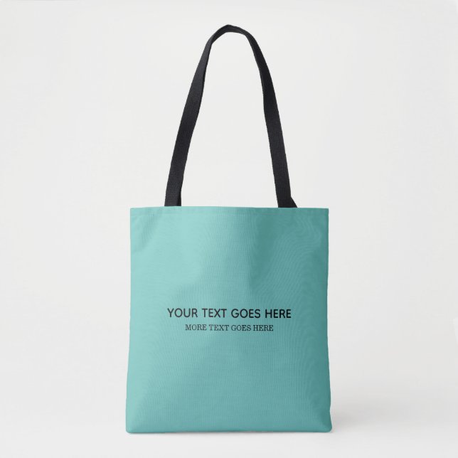 Double Sided Minimalistic Design Elegant Modern Tote Bag (Front)