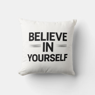 Double-Sided Motivational Pillow 