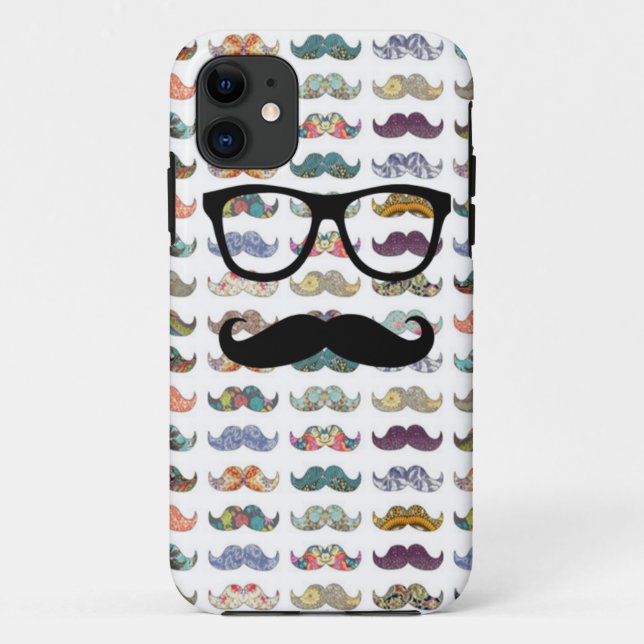 double sided moustache Case-Mate iPhone case (Back)