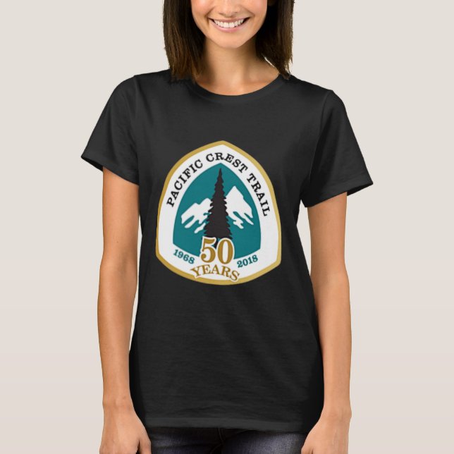 Double Sided Pacific Crest Trail 50 Years Shirt  (Front)