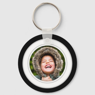 Double Sided Photo Template Metal Keychain