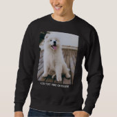 Double Sided Photo Text Sweatshirt (Front)