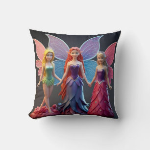 Double-Sided Pillow: Whimsical Fairy Queen Cushion
