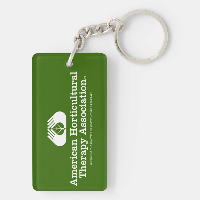 Double-sided rectangular AHTA keychain (Back)