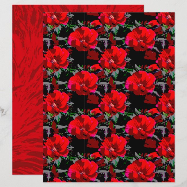 Double sided Reto Red Design (Front/Back)