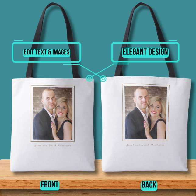 Double Sided Tote Bag with Photo (Please enjoy our design and see the others in the collection.)