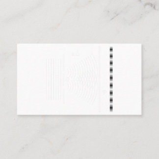 Double Slit Experiment Physics Enthusiast Particle Business Card