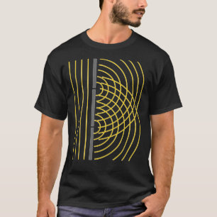 Double Slit Light Wave Particle Science Experiment T-Shirt