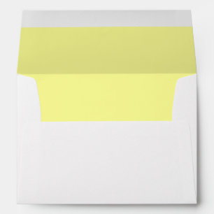 Double Soft Yellow Trim - Envelope