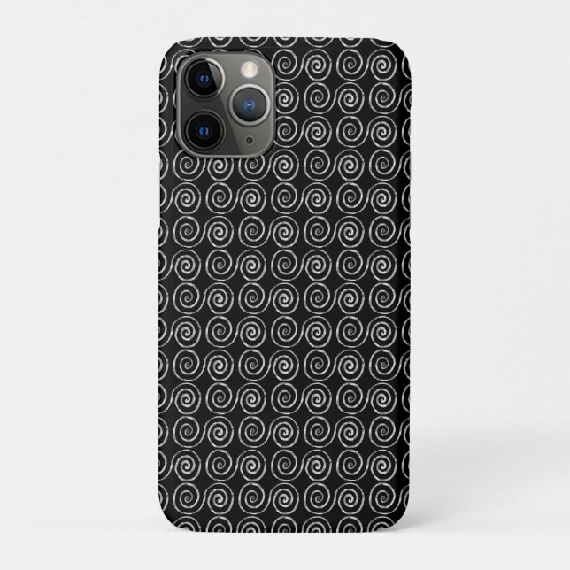Double Spiral Celtic Pattern Case-Mate iPhone Case (Back)