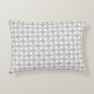Double Spiral Celtic Pattern Decorative Cushion